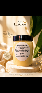 Chantilly Radiance Royal

Crème Corps Illuminatrice – Teint Marron Satiné & Nourri