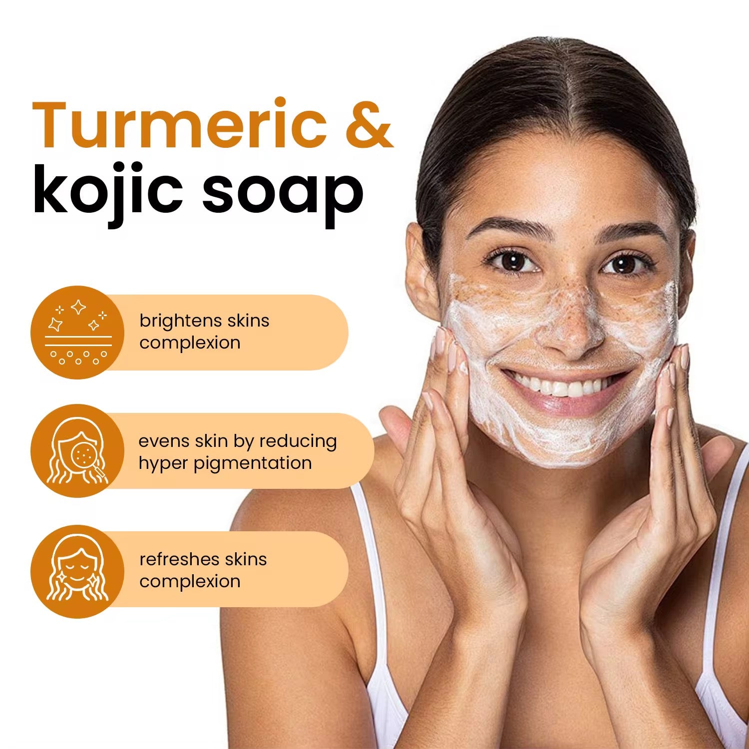 Tumeric Acid Kojic 6 pièces