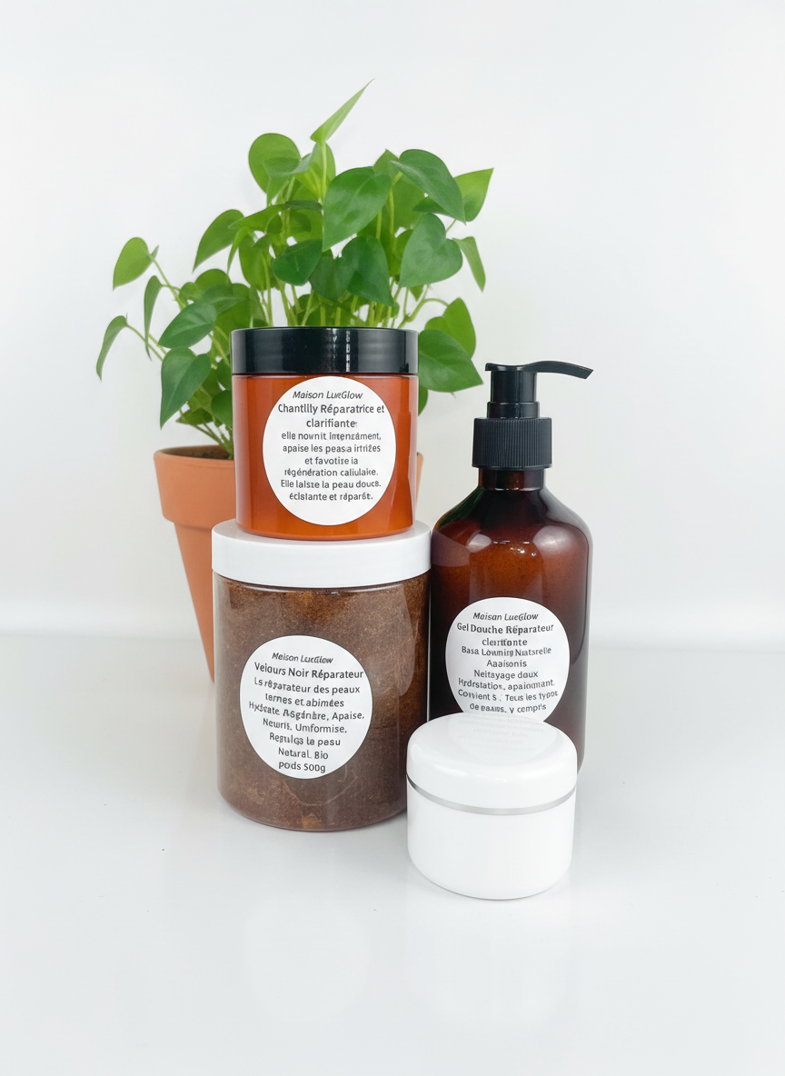 GAMME RÉPARATEUR VELOURS NOIRE– MAISON LUXGLOW