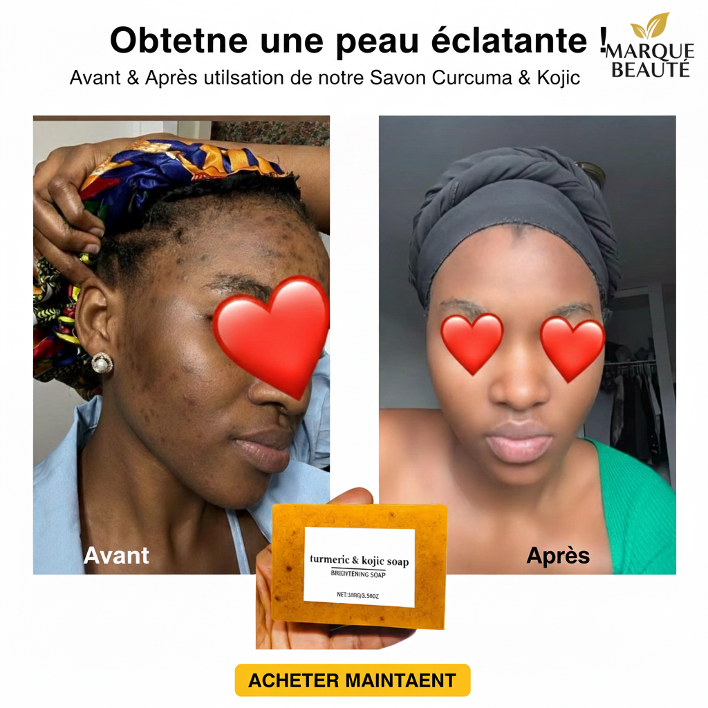 Tumeric Acid Kojic 6 pièces