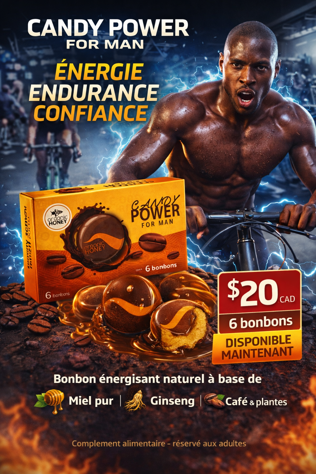 BONBON CANDY POWER POUR HOMME