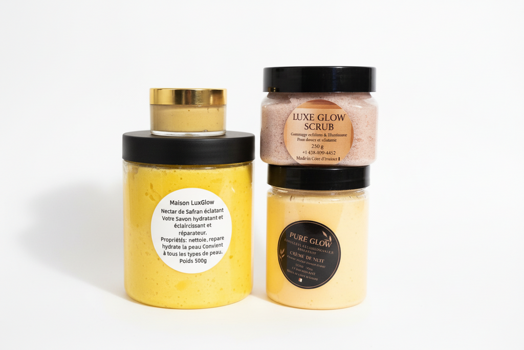 Gamme Teint Clair LuxGlow – Rituel Éclat & Unification