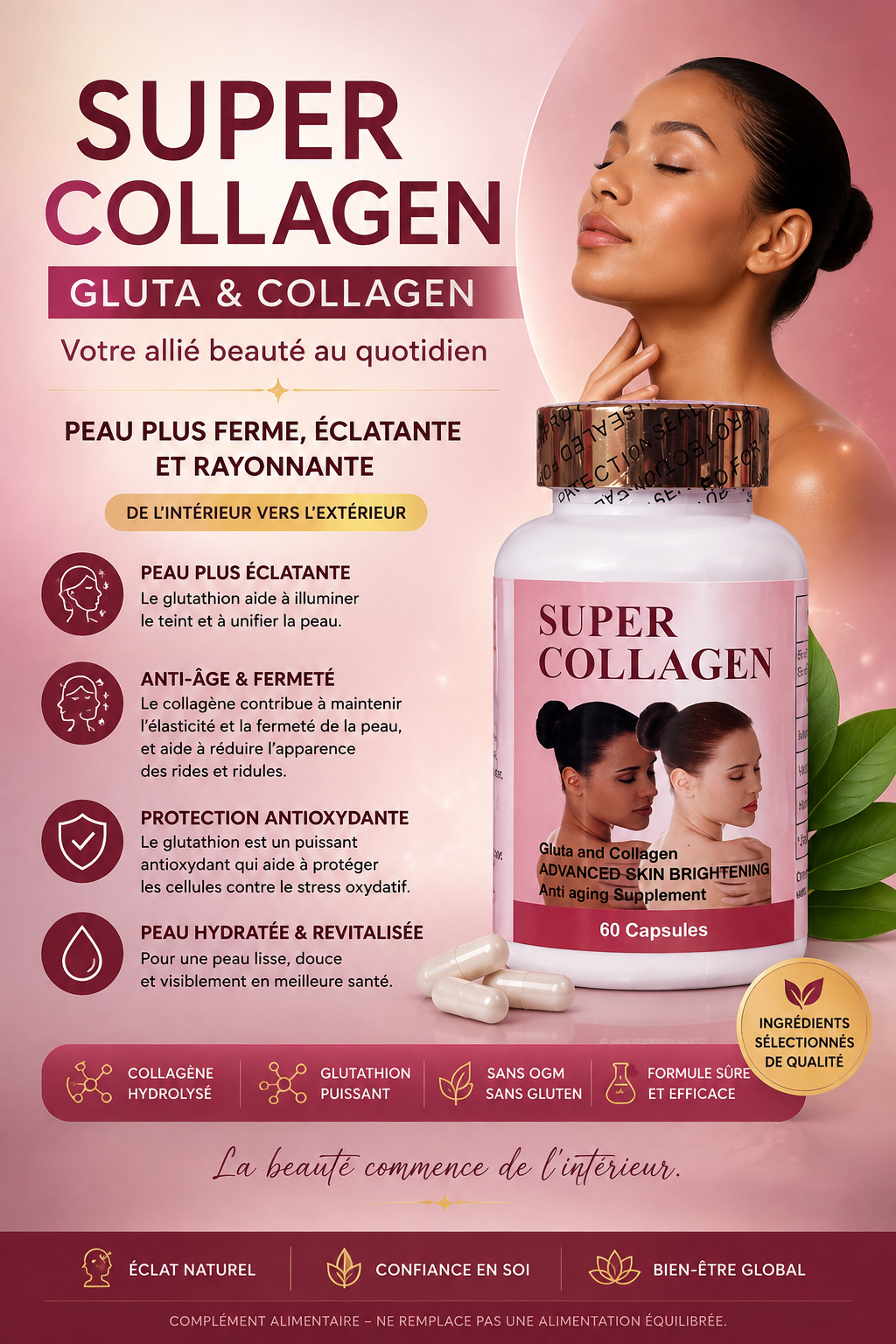 Super Collagen Gluta & Collagen - Votre Allié Beauté au Quotidien