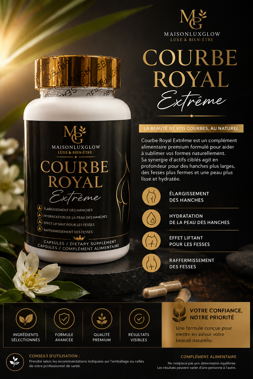 Courbe Royal Extrême

Révélez la beauté naturelle de vos courbes.