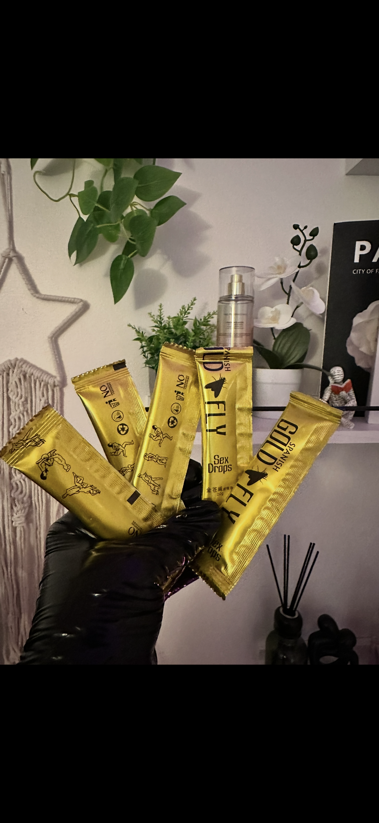 Spanish Gold Fly 6 pièces : Éveillez vos Sens