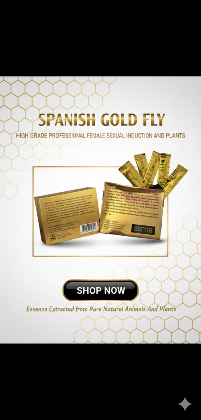 Spanish Gold Fly 6 pièces : Éveillez vos Sens