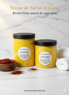 Savon Éclat au Safran – Nectar de Teint (500g)