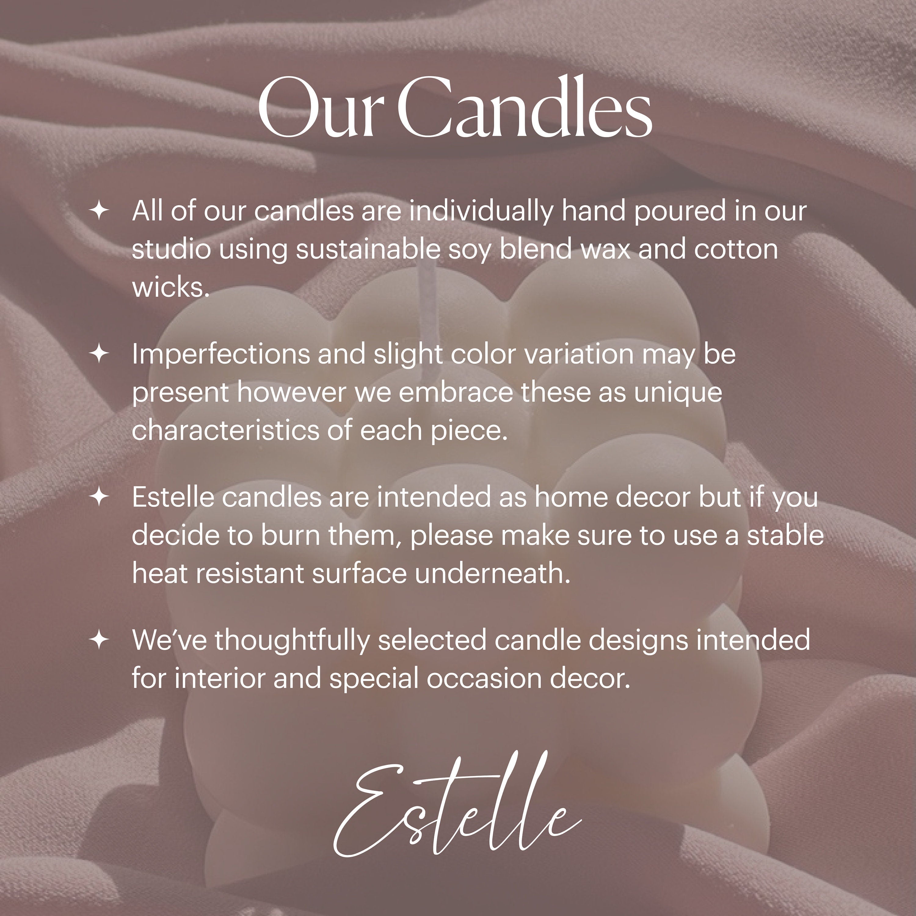 Heart Soy Pillar Candle | Minimalist Home Decor